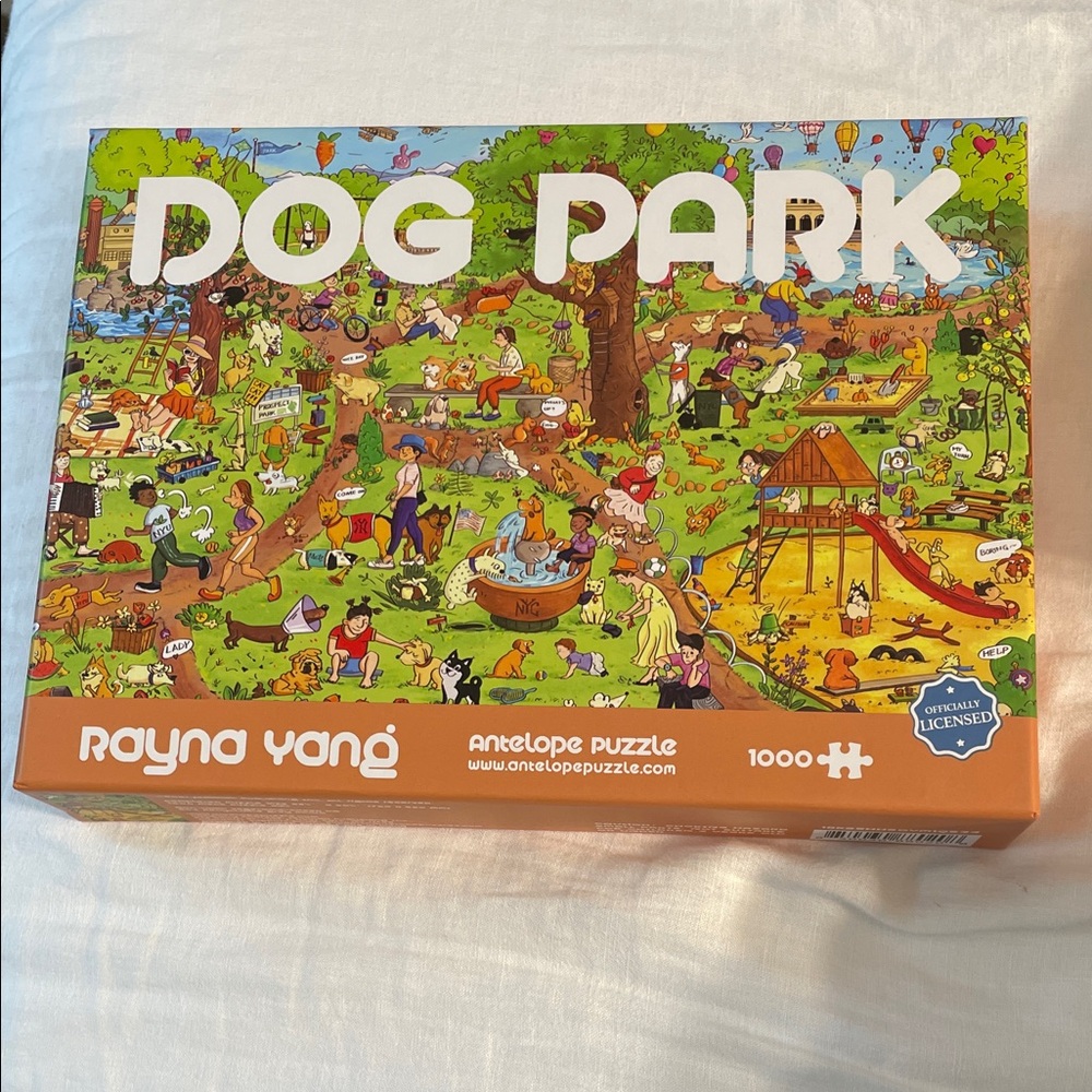 Dog Park Puzzle - Colorful Fun
